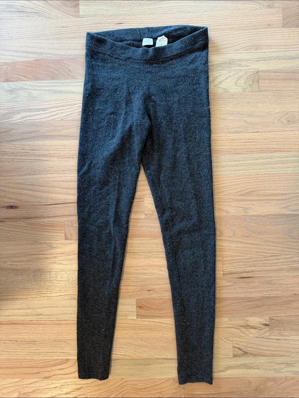 Poetry Charcoal Gray 90% Cashmere Leggings UK10/US6
